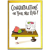 Amazon.com: PepperZone Congratulations on Your New Roll Card, Cute