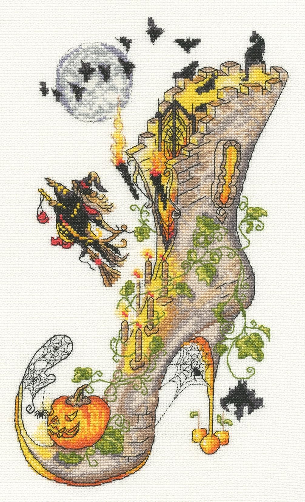 Bothy Threads Counted Cross Stitch Kit - All Hallows' Party