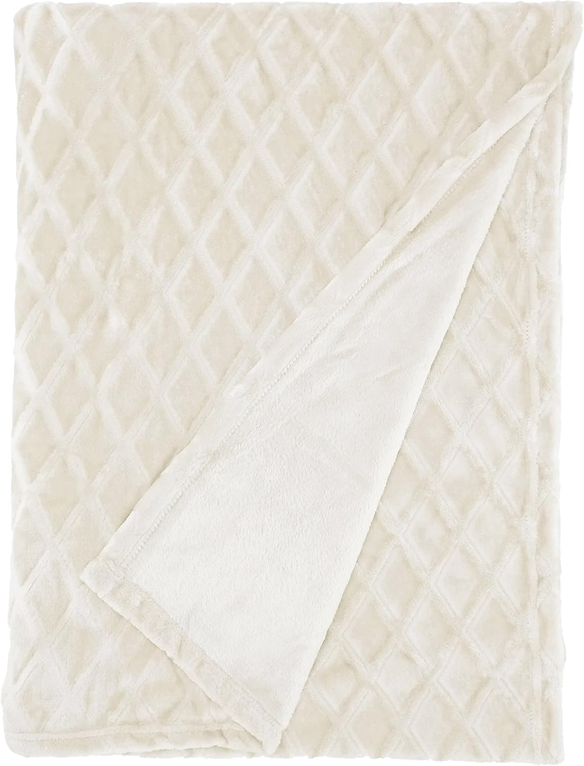 Silver Sage 50 X 70 Northpoint Ardour Diamond Embossed Velvet Throw Bedding Linen Home Urbytus Com