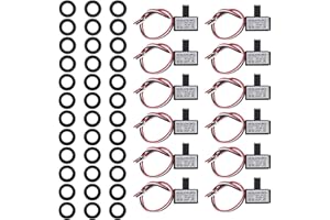 BTFO 12pcs 105V-130V AC Photocell Light Sensor, Dusk to Dawn Light Control Sensor with 24 Nuts and 12 Washers for Outdoor Lighting Street Lights