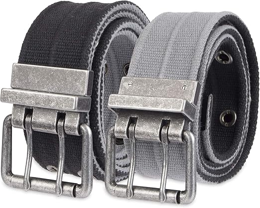 mens canvas belts