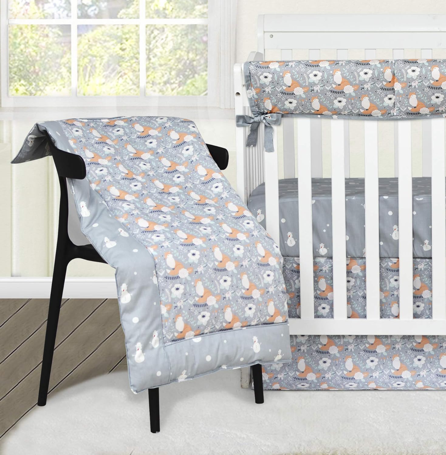 fox comforter baby
