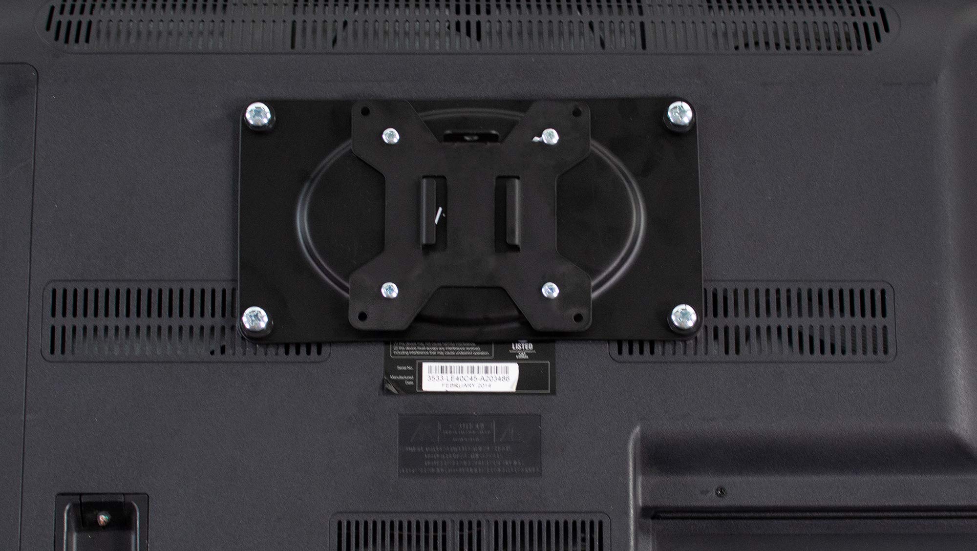 VIVO Steel VESA Monitor Mount Adapter Plate for Monitor Screens up to 43 inches, Conversion Kit for VESA 200x100 (MOUNT-AD2X1)