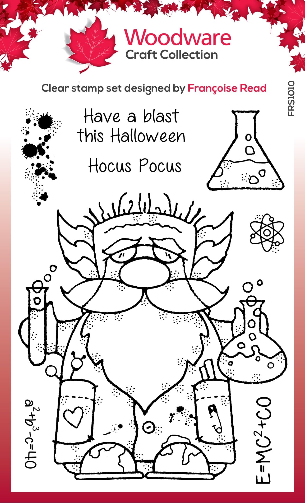 Woodware Clear Stamp Set-Professor Gnome, 4 x 6 in