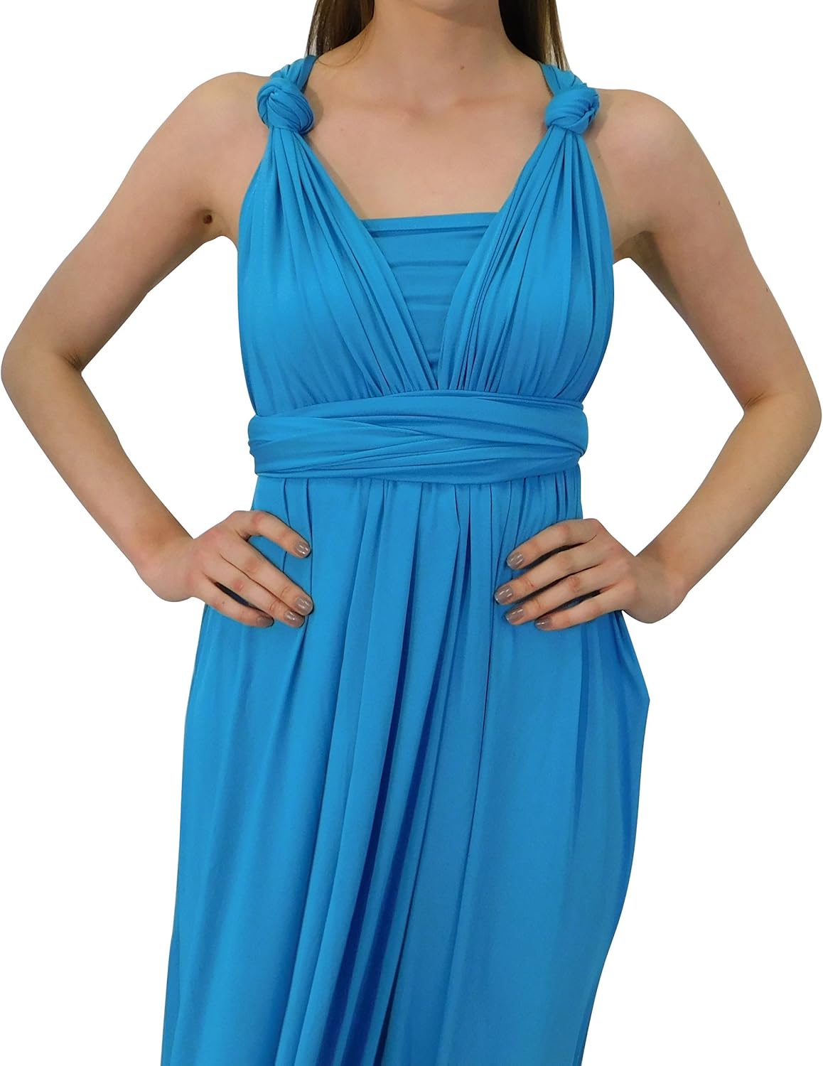 turquoise infinity dress