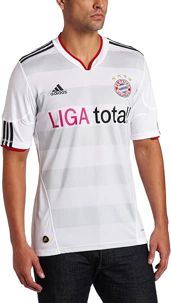Amazon.com : FC Bayern Munich Away Jersey (White, Light ...