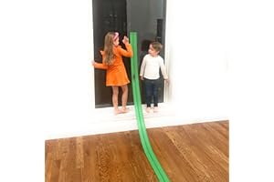 Valchemist FlexTrack 5000 Flexible Race Car Track for Kids Toy with Suction Cups Compatible with Hot Wheels and Diecast 1/64th Cars and More 15 Feet Long Rolls Up Portable Racetrack