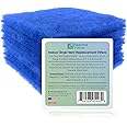 Essential Values 12 Pack Compatible Replacement Filters (60 Dryer Loads Total) for Bettervent Indoor Dryer Vent