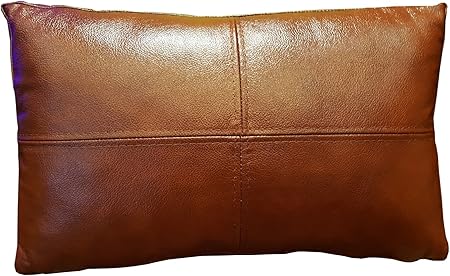 Quattro Meble Echt Leder Kissen Sofa & Stuhl Deko Kissen Echtleder