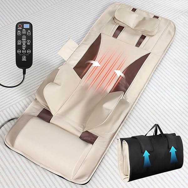 FUPTOS FULL BODY MASSAGE MAT WITH AIRBAG STRETCHING,...