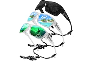 STORYCOAST Polarized Sports Sunglasses for Men Women Unbreakable Frame Cycling Fishing Driving