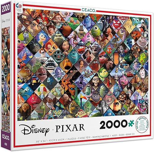 Ceaco - Disney/Pixar Clips - 2000 Piece Jigsaw Puzzle , 5"