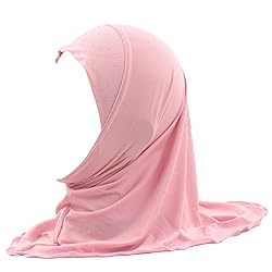 Cogongrass Girls Kids Muslim Hijab Islamic Scarf