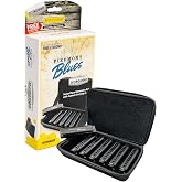 Hohner Accordions Hohner Harmonica Piedmont Blues 7 Harmonica Pack with Case, Stainless steel (PBH7)