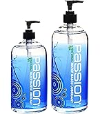 Passion Lube Twin Pack Natural Water-Based Lubricant, 68oz Total