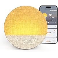 Dreamegg Sunrise Alarm Clock - Sunrise 1+ Sound Machine with 34 Soothing Sound, Sunrise/Sunset Simulation, Night Light, Smart