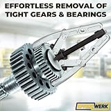 EffektWerk 3 Jaw Gear Puller 6 inch/15 cm Wheel Bearing Removal Kit view 2