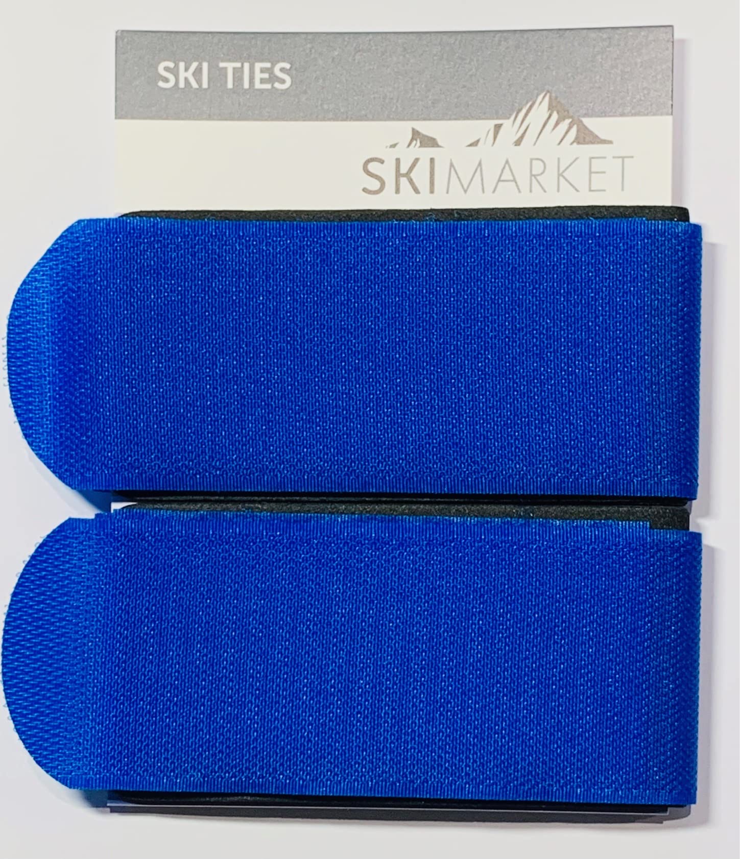 SkiMarket Ski Ties - Jumbo Pair Of Ski Ties 7 Amazing Colours (Blue)