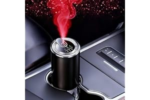 AMOR LYRIS Smart Car Air Freshener Diffuser with Starry Sky Projection, 50ml Perfume Car Diffuser, 6 Months Long-Lasting Fragrance, RGB Music-Sync Lights, Intelligent Auto On/Off, 3 Modes, Cologne