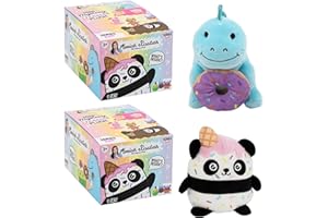 Moriah Elizabeth 6” Mini Mystery Plush – Series 2; 2 Pack Bundle; YouTube Craft Channel, Blind Box, 2 of 9 Possible, Official Merch