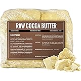 Sheanefit Raw Cocoa Butter Bulk Bar - Moisturizing Body Butter, Great for DIY Body Cream, Soaps, Lip Balms, 5 LB (5 LB)