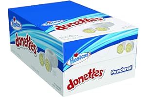 Hostess Donettes Mini Donuts, Powdered Sugar, 3 Ounce, 10 Count