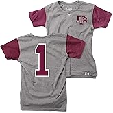 Wes and Willy Youth Boys College Short Sleeve Baseball Henley Shirt