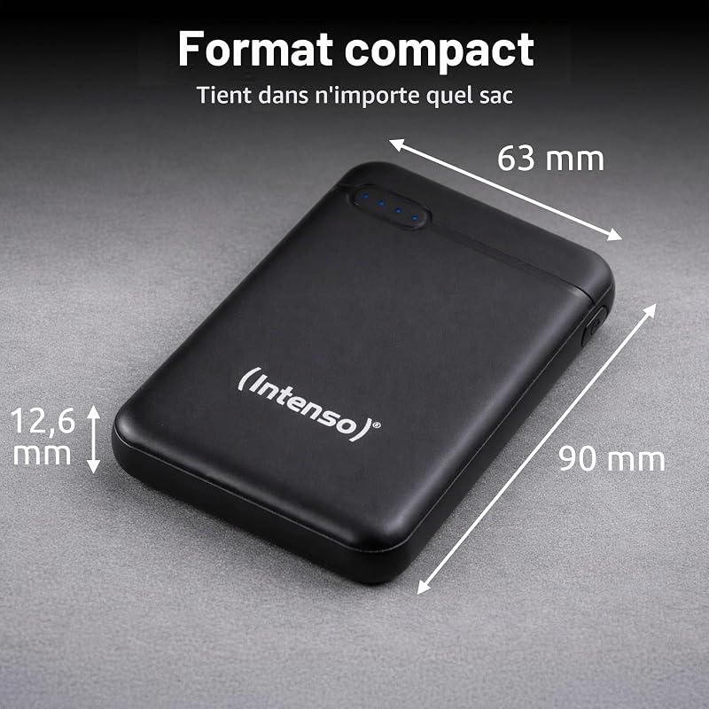 Powerbank Intenso 7313520 5000 mAh Noir