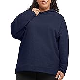 Hanes womens Ecosmart Plus Size Fleece Hoodie, Midweight Sweatshirt for Women, Kanga Pocket