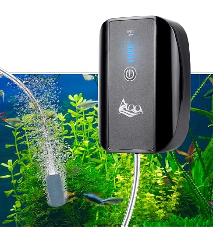 Aérateur Rechargeable Pour Appâts De Pêche – Pompe à Air Portable 2000mAh, Pour Seau, Aquarium, Kayak - 4