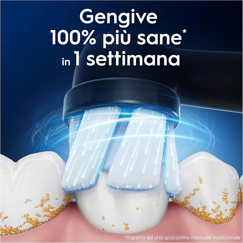 Testine di Ricambio iO Gentle Care, Nere, 8 Ricambi