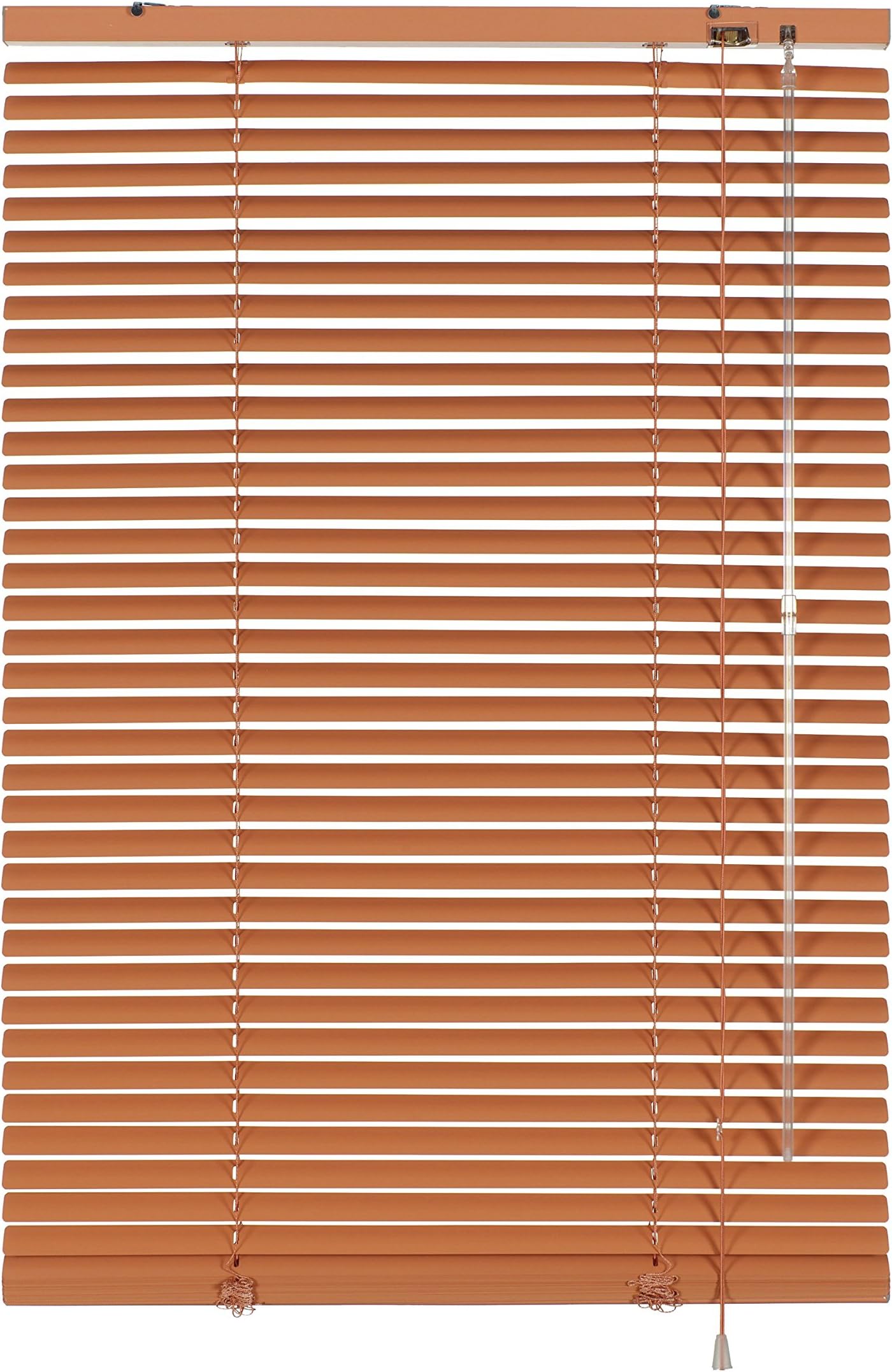 GARDINIA 6670 Venetian Blinds, Visibility, Light and Glare Protection, Wall and Ceiling Mounting, Mounting Kit Included,: 40 x 175 cm, Apricot