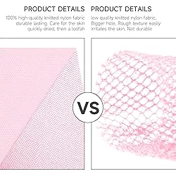 Metene 6 Pieces African Exfoliating Net, Colorful