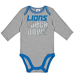 Gerber Unisex Baby NFL 2 Pack Long Sleeve Onesie