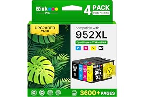 952XL Ink Cartridges Replacement for HP 8710 Printer | for HP 952 Ink Cartridges use with HP Printers OfficeJet Pro 8710 8720
