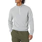 Amazon Essentials mens Lightweight French Terry Quarter-zip Mockneck Sweatshirt
