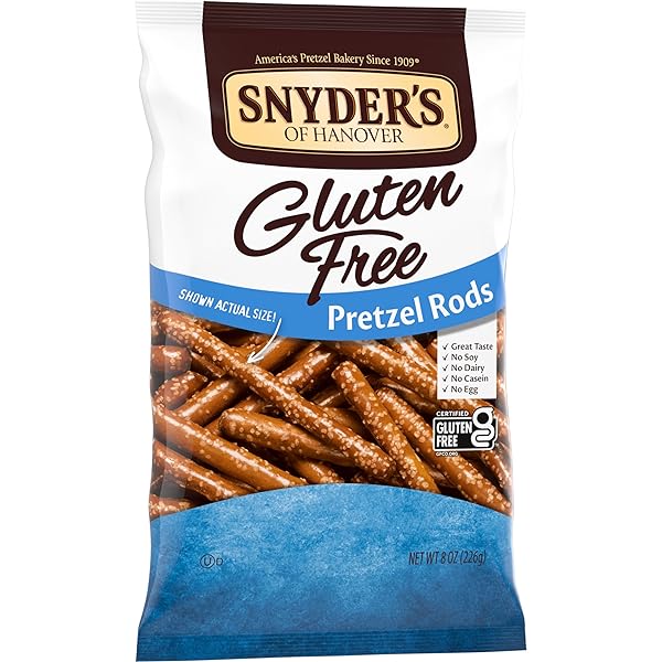 SNYDER’S OF HANOVER, GLUTEN FREE PRETZELS, 8 OZ
