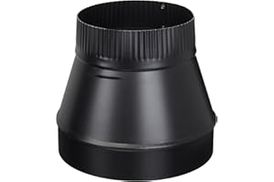 Imperial Manufacturing Group BM0079 8" X 6" Black Matte Reducer