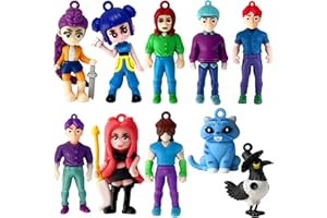 UKMPFGJ Korean Idol Demon Doll Toys Perfect Christmas and Birthdays Keychains Toy Mini Fashion Dolls Gift for Kids Boys Girls Fans Home Activity Class Prizes Carnival Christmas Rewards (10 pcs)