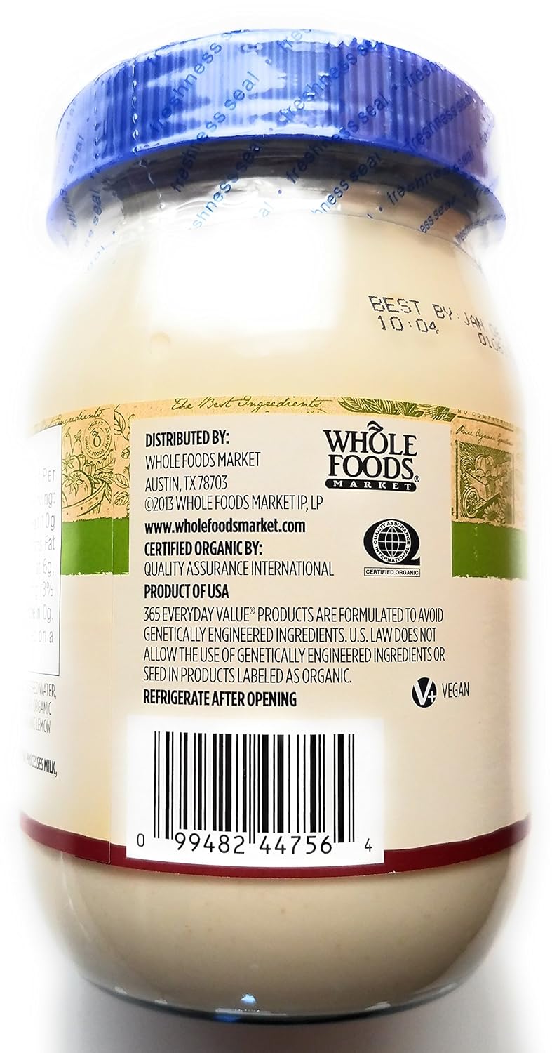 vegan mayonnaise ingredients