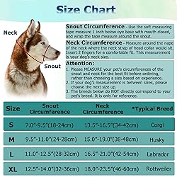 BARKLESS Muzzle Leash for Heavy Pullers, No Pull