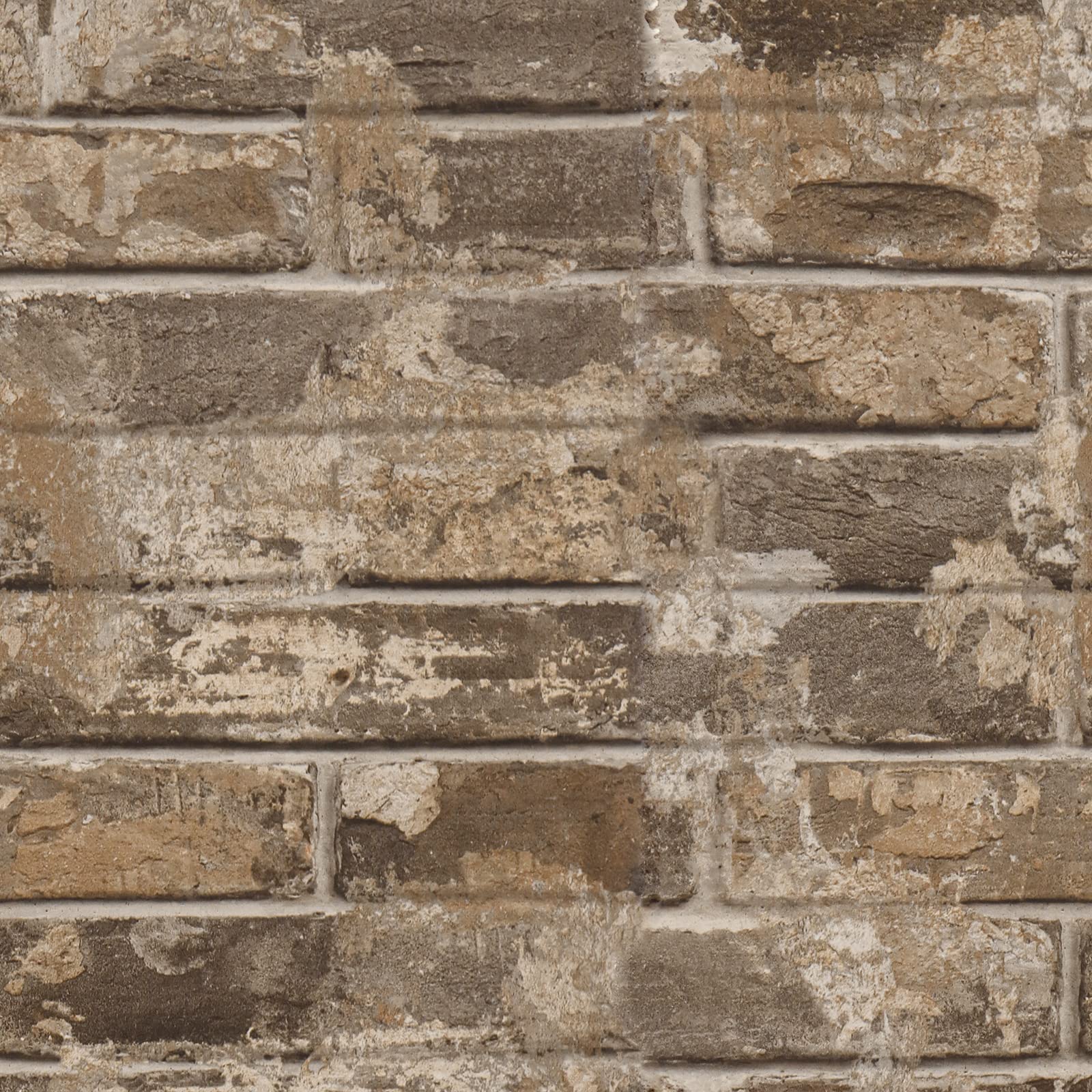 Photo 1 of VEELIKE 15.7''x354'' Brick Wallpaper Peel and Stick for Bedroom 3D Textured Vintage Red Faux Brick Wallpaper Self Adhesive Waterproof Removable Stone Brick Wall Paper for Kitchen Backsplash Backdrop