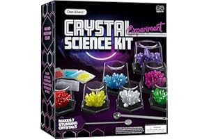 Crystal Growing Kit for Kids - Science Experiments Easter Gifts for Boys & Girls Ages 8-14 Year Old - Discovery STEM Toys for
