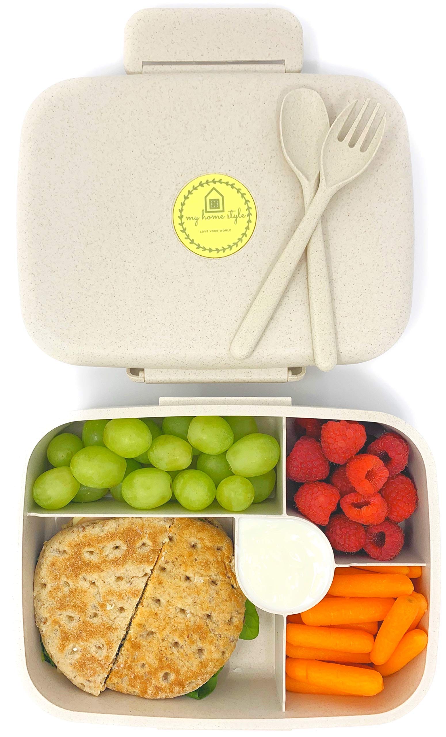 Eco Friendly Bento Lunch Box for Adults and Kids Microwave and Dishwasher Safe eBay