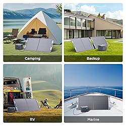 Callsun 100W Portable Solar Panel for Power