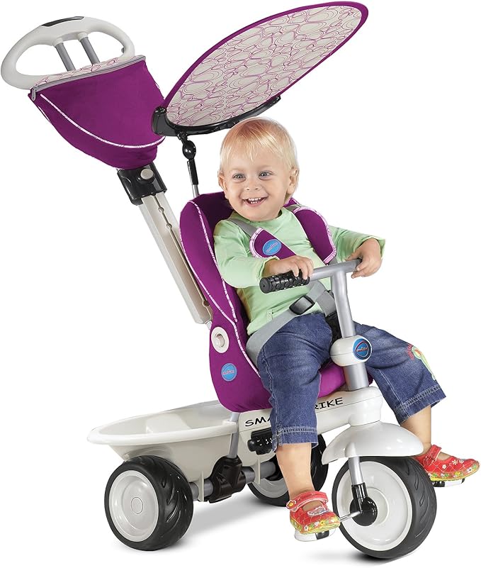 smart trike purple and white