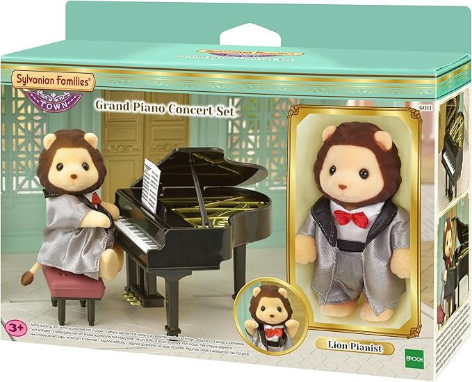 calico critters grand piano concert set