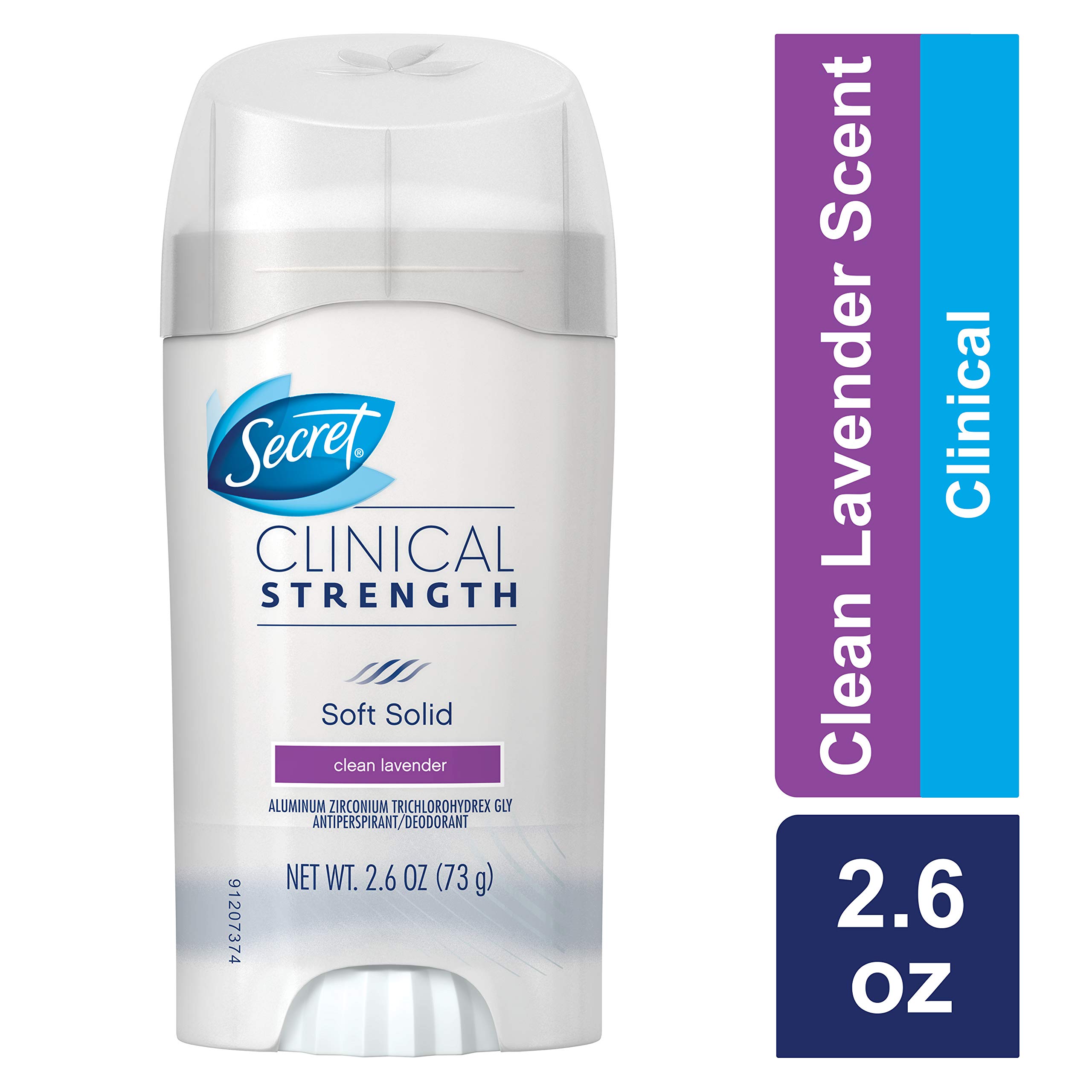 Secret Antiperspirant and Deodorant for Women, Clinical Strength Clear