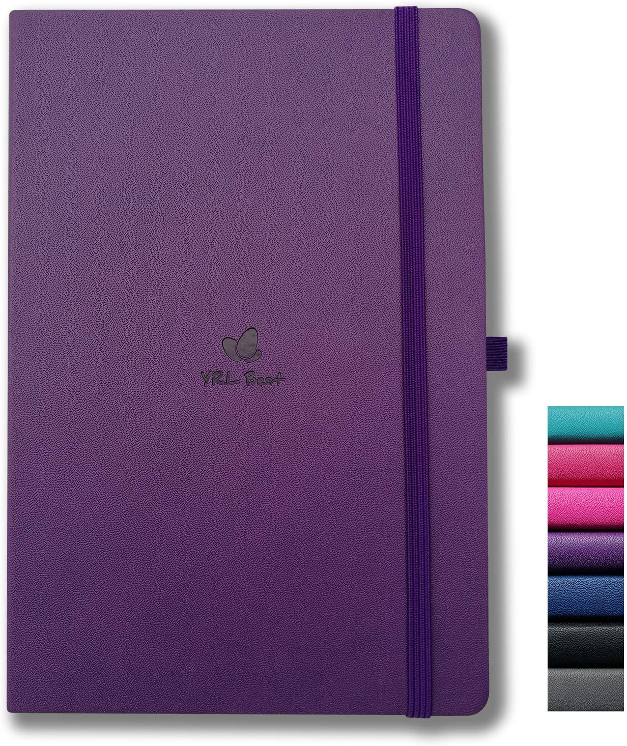 YRL Best A5 Hardcover Notebook Journal with Pen Loop