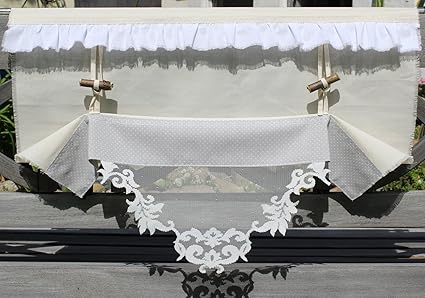 Curtain Window Curtain Cafe Net Curtain Shabby Chic Vintage 47 Or